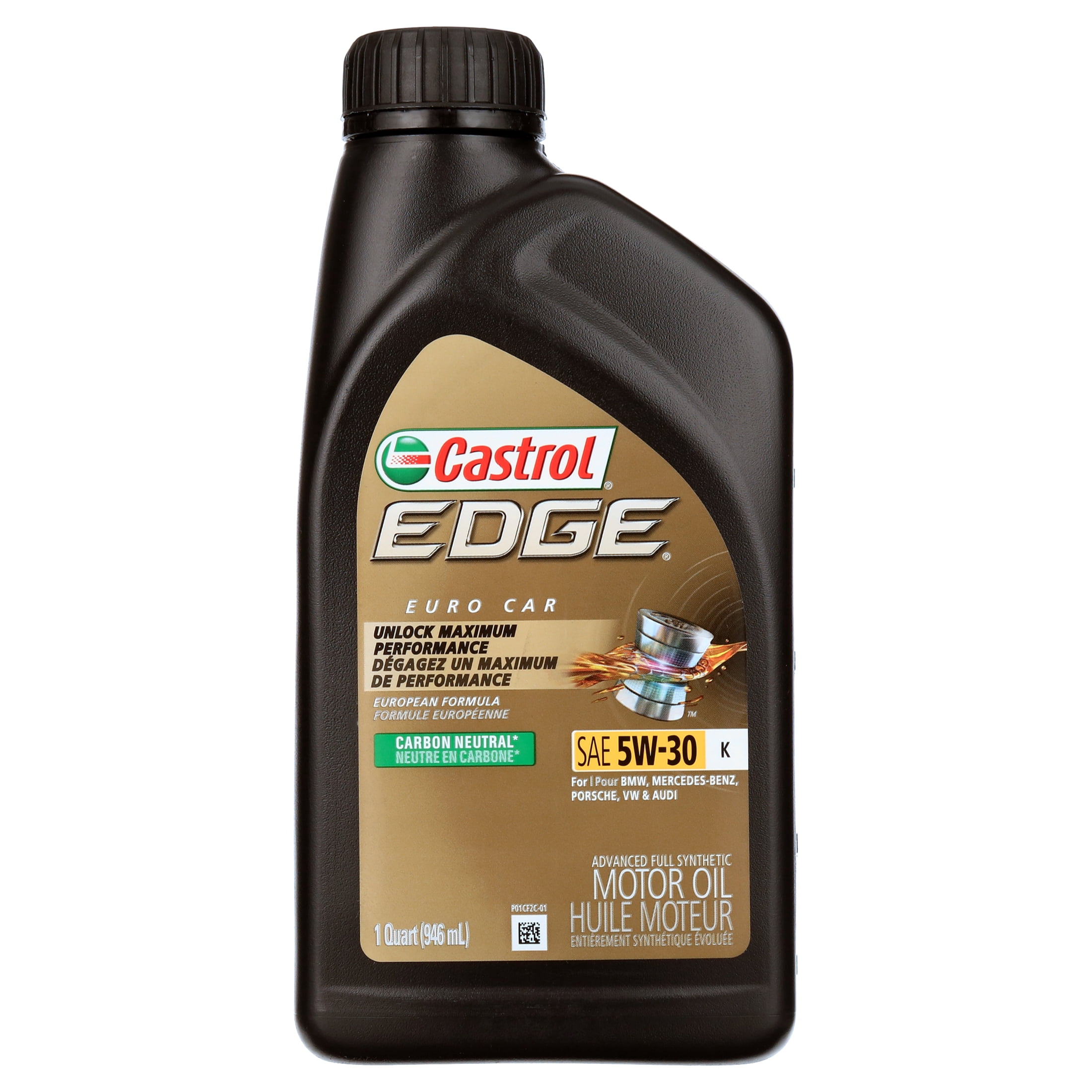 Castrol Edge 5W-30 K Advanced Full Synthetic Motor Oil, 1 Quart, Case of 6