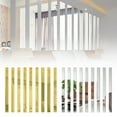 thumbnail image 2 of Leke 10Pcs Long Strip Acrylic Mirror Mosaic Wall Sticker Living Room Bedroom Decor, 2 of 4