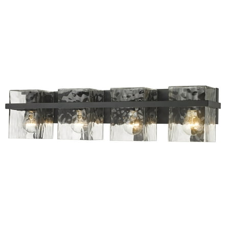 

Z-Lite 1938-4V Bennington 4 Light 29 Wide Bathroom Vanity Light - Black