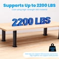 thumbnail image 6 of Adjustable Bed Legs 8-12 Inch, Heavy Duty Replacement Bed Frame Legs with M8 Threads, Reinforced ABS Furniture Legs for Adjustable Beds, Sofa, Desk & Furniture, 4 Pack, 6 of 8