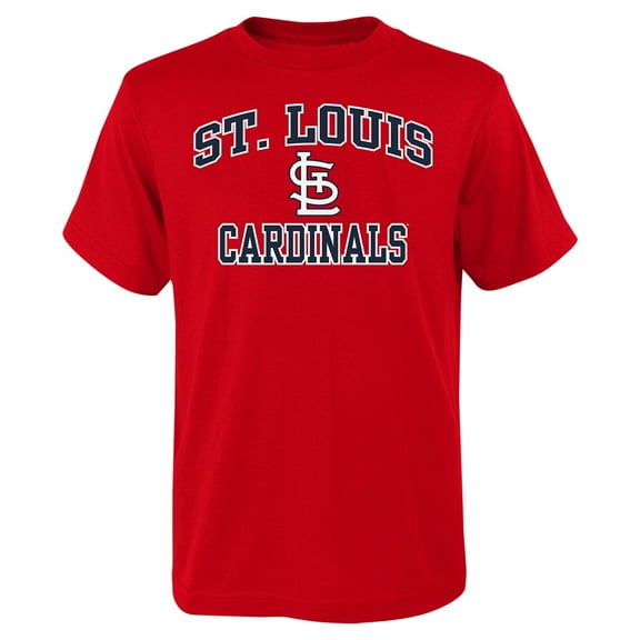 Youth Red St. Louis Cardinals Heart & Soul T-Shirt