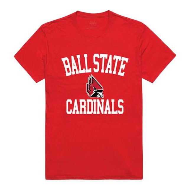 W Republic 539-264-RED-03 Ball State University T-Shirt Arche Homme, Rouge - Large