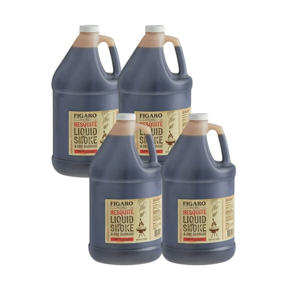 Figaro Mesquite Liquid Smoke and Marinade 1 Gallon