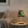 thumbnail image 6 of YAZAOO Table Lamp Creative Colorful Planet and Stars Pattern Simple Pattern Night Light, 6 of 8