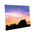 thumbnail image 1 of House Against Dawn Sky | 16" x 20" Metal Wall Art, 1 of 1