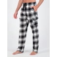 thumbnail image 3 of Hanes Men's Flannel Lounge Pajama Pants with Cargo Pockets, Sizes S-XL, 3 of 6