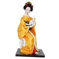 thumbnail image 2 of deevoka Ethnic Japanese Geisha Dolls 12 inch Kimono Dolls for Home Office Table Lady E, 2 of 9