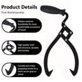 thumbnail image 4 of Double Claw Handheld Log Tongs with Non-Slip Grip, Log Lifting, Handling, Dragging Carrying Tool, Black 10inch/16inch/20inch, 4 of 7
