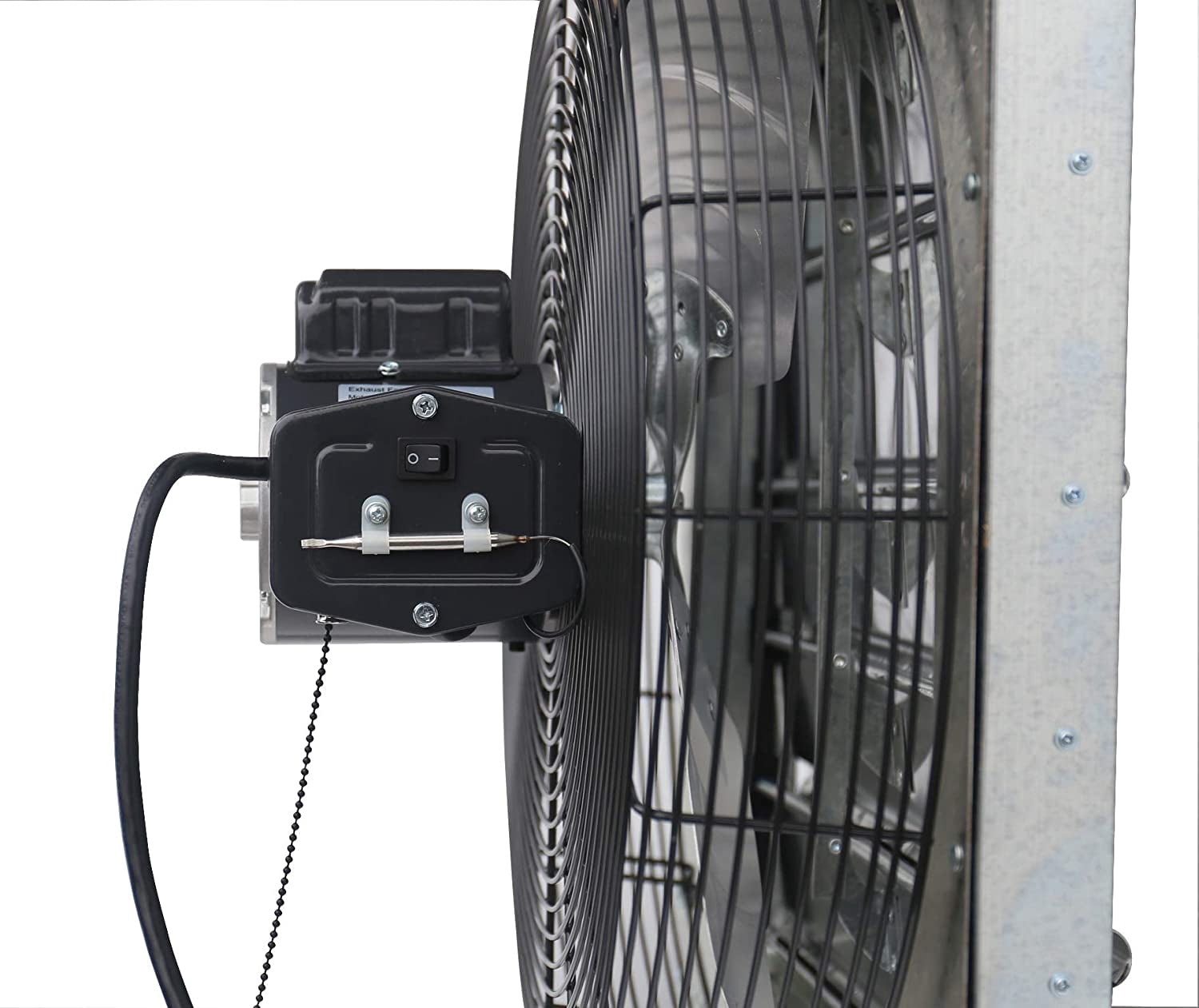 iLiving ILG8SF18V-T 3 Speed 18 Inch Exhaust Attic Garage Grow Fan w/ Thermostat