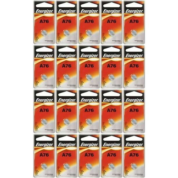 Energizer Lr44 6 1 5v Button Cell Red Single Battery Pack Walmart Com Walmart Com