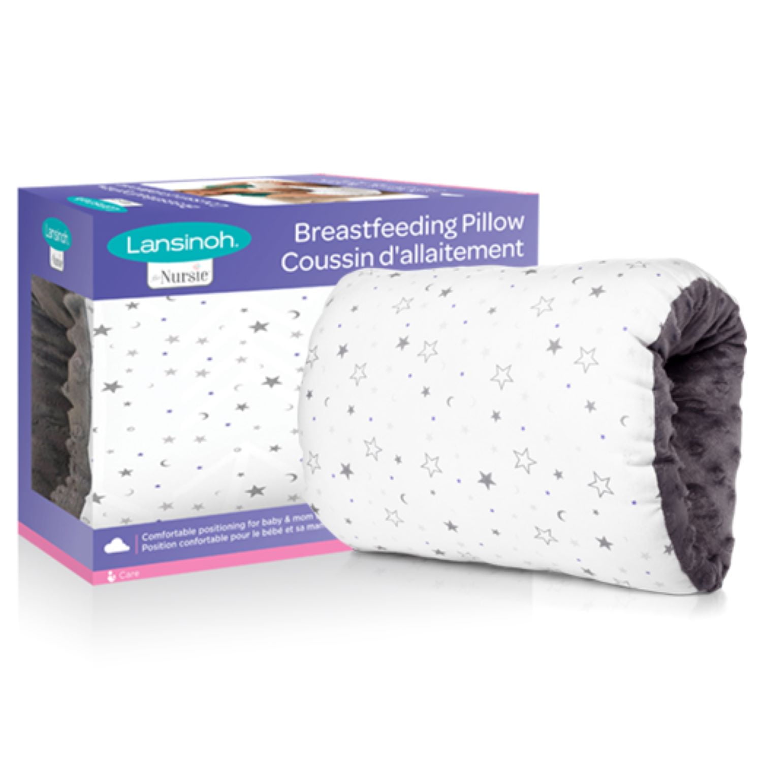 Lansinoh Nursie Breastfeeding Pillow, Ideal for CSections, Compact