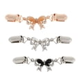 thumbnail image 1 of Clips de suéter con cadena Zulema Paquete de 3 Broche Rhinestones, 1 of 8