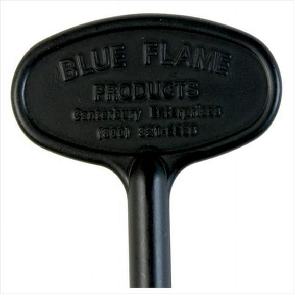 Blue Flame  3 in. Universal Key Flat Black