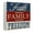 A009- Style J, variant on Patriotic Star Decor, Red White and Blue Decorations, 4 in Square Block, Coffee Table Decor for Living Room, Fourth of July Decorations, 1 Pc