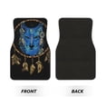 thumbnail image 2 of Balery Wolf Head And Dreamcatcher Juego de 4 Alfombrillas para Auto, Revestimientos de Caucho Resistente, Diseño Antideslizante, 2 of 7