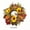 E, variant on HHJZPR Artificial Pumpkin Fall Candle Ring Wreath, 9.84 Inch Autumn Mini Wreath for Candle Holder Thanksgiving Harvest Table Centerpiece Decor