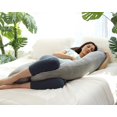 thumbnail image 5 of PharMeDoc Pregnancy Pillow with Velvet Cover - U Shaped Body Pillow - Full Body Maternity Pillow for Pregnant Women, 5 of 9