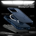 thumbnail image 3 of JETech Case for iPhone 14 Pro Max 6.7-Inch Compatible with MagSafe, Heavy Duty Dual-Layer Rugged Protection, Shockproof Protective Tough Phone Magnetic Cover (Navy), 3 of 6