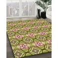thumbnail image 3 of Ahgly Company Machine Washable Indoor Square Transitional Sienna Brown Area Rugs, 3' Square, 3 of 7