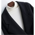 thumbnail image 2 of Maydear Women's Autumn Woolen Coat, Medium-length Style Leisure Double-Faced Wool Coat, 2 of 4