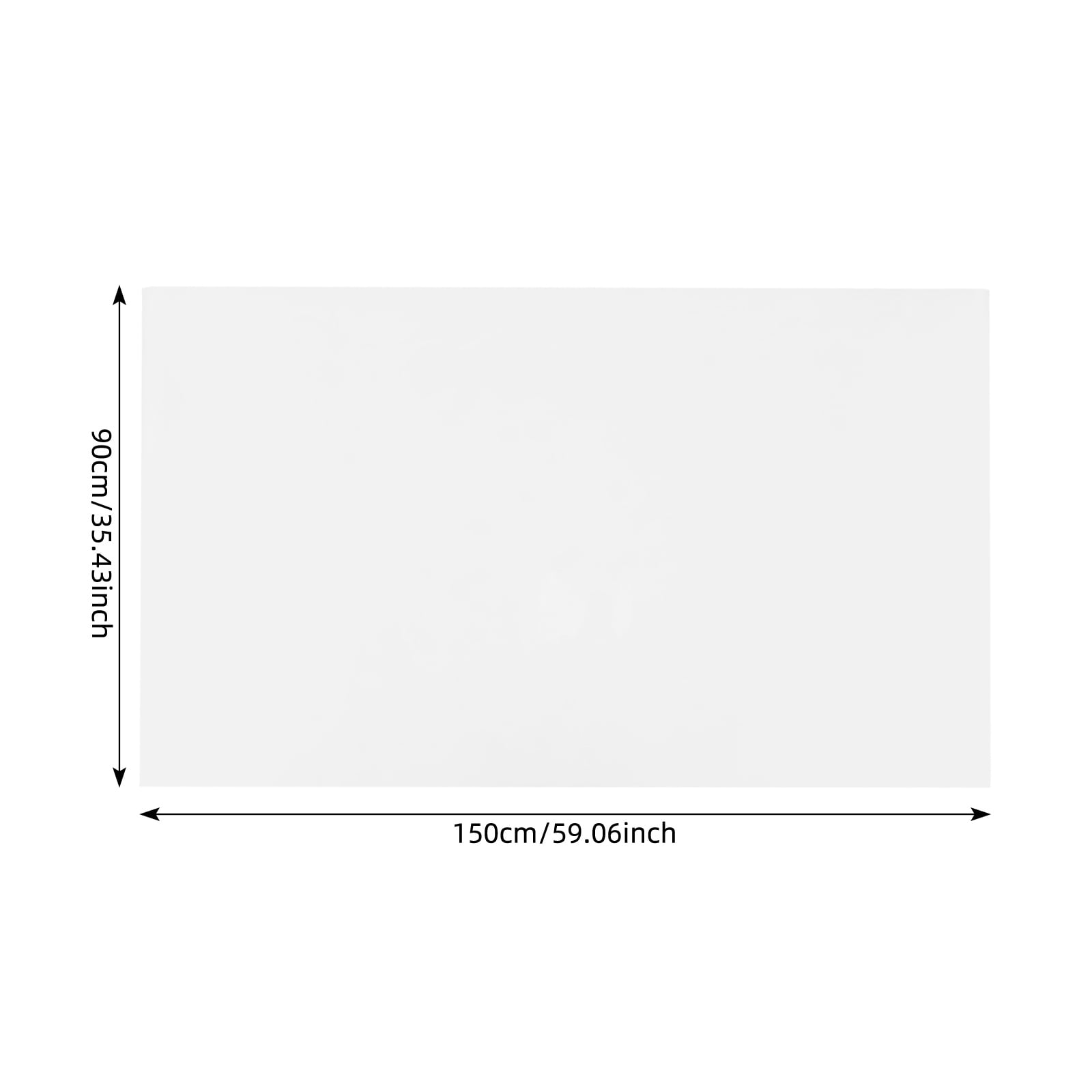59.06*35.43 in Modern White Rectangle Whiteboard Magnetic Whiteboard for Office and Marketing
