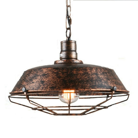 Sinyiin Modern Industrial Metal Hanging Lamp Shade Easy Installation Metal Texture Elegant Lighting Fixture for Home Projects
