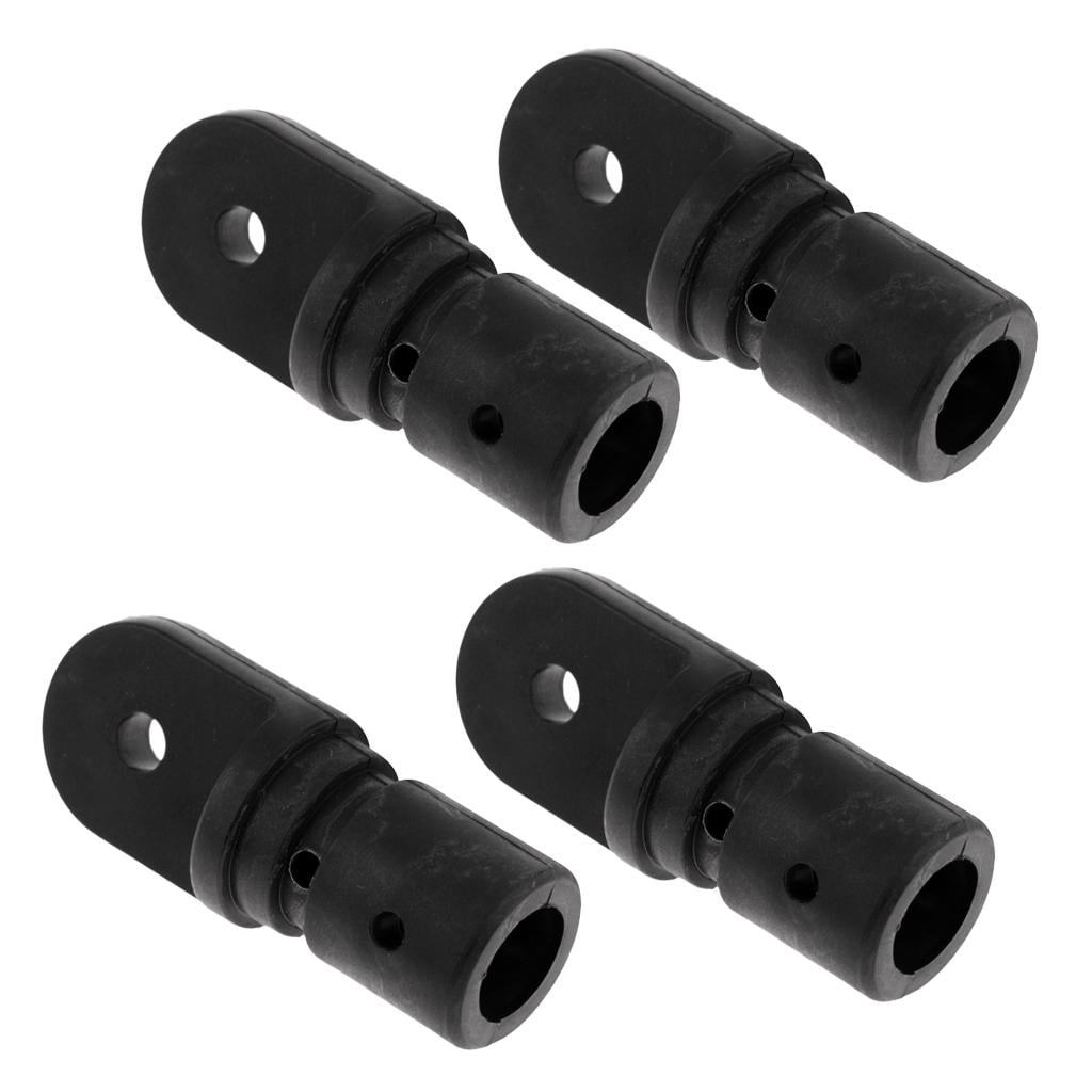 4pieces Nylon Marine Boat Yacht Bimini Top Fitting Inside Eye End for 7/8" Tubes 