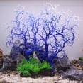 thumbnail image 7 of Unique Bargains 1 Pcs Colorful Coral Reef Decor Mini Faux Coral Decor for Aquarium Decorations Blue White 33.5x26.7cm, 7 of 7