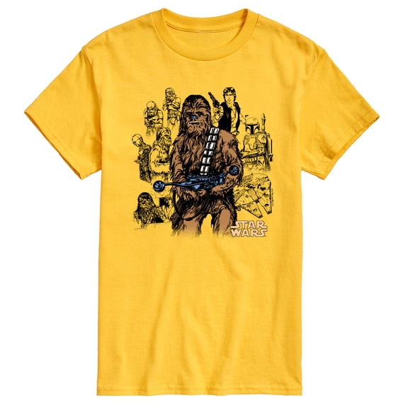 Star Wars - Chewie Lines - Men's Short Sleeve Graphic T-Shirt