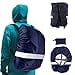 thumbnail image 3 of Frelaxy Hi-Visibility Backpack Rain Cover with Reflective Strip 100% Waterproof Ultralight Backpack Cover, Storage Pouch, Anti-Slip Cross Buckle Strap, for Hiking, Camping, Biking, Outdoor, Traveling, 3 of 4