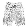 thumbnail image 7 of Boys Outfits 2 Piece Hand-Painted Diy Graphic Print Crew Neck Short Sleeve T Shirt And Shorts for Outdoor Wear Baby Boys' Clothing Sets White 3-4 Years, 7 of 7