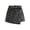 Black, variant on Jean Shorts for Distressed Washed Snowflake Design Button Front Casual Stretch Denim Skort for Youth Flare Pants Black,12-13 Years