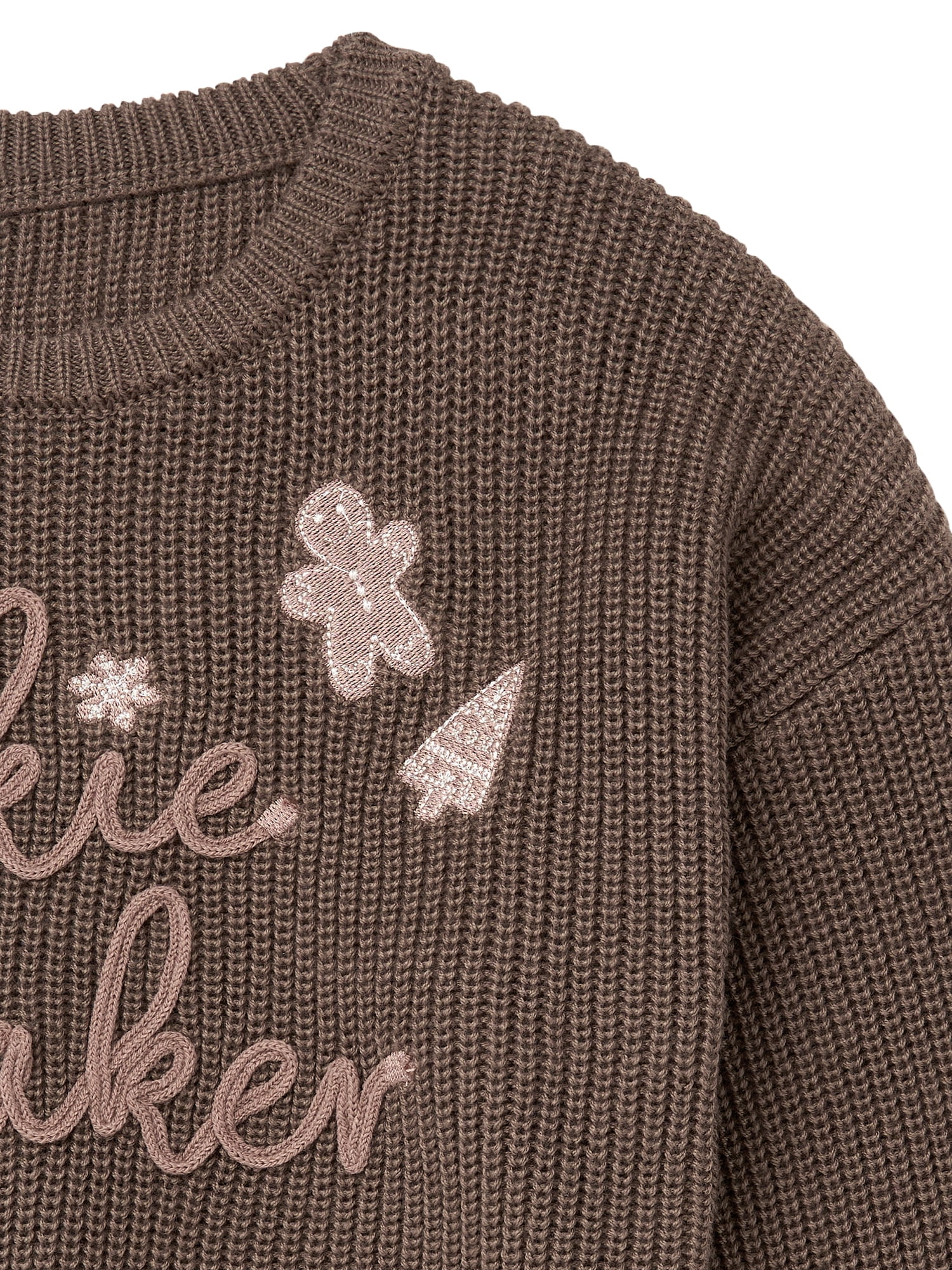 Modern Moments by Gerber Toddler Girl Sibling Matching Sweater, Sizes 12 Months - 5T