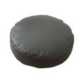 thumbnail image 1 of Cojín de piso redondo cojín de tatami cómodo 15.75 pulgadas almohada de almohada de almohada de piso para la ventana de la ventana sala de estar sala Gris profundo, 1 of 8