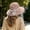 e-Pink, variant on Womens Beach Sun Straw Hat UV UPF 80 Travel Foldable Brim Summer UV Hat