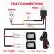 thumbnail image 5 of Scienceny Arnés de cableado de barra de luz automotriz de Metal profesional 40A relé 300W 2 vías yate Foglight lámpara de trabajo accesorios Bombillas para automóviles, 5 of 6