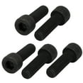 thumbnail image 1 of Unique Bargains 5pcs M8x25mm Fully Thread 12.9 Grade Hex Socket Cap Left Hand Screw Bolt Black, 1 of 3