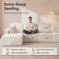 thumbnail image 4 of Furmax Modular L-Shaped Sectional Sofa – Tool-Free Assembly Multi-Seat Sofa Set for Living Room, Boneless Design Furniture, 4 of 7