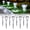 Cool White, variant on PETGLE 8 Pack Solar Garden Lights Outdoor, Green LED Mushroom Solar Pathway Lights Waterproof Dusk to Dawn Solar Lights for Yard Walkway Garden Decor