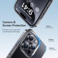 thumbnail image 4 of Funda de teléfono CASEKOO Crystal Clear para iPhone 15 Pro Max de 6.7 pulgadas, 4 of 8