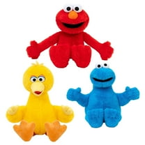 Elmo, Cookie Monster, Big Bird, Sesame Street Plush Toy Set 3 in 1 Combo- Each Doll 13 inch
