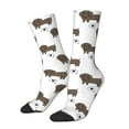 thumbnail image 1 of Lukts Dachshund Dog Pattern Womens Crew Soft Moisture-wicking Socks,Moisture Control Crew Socks,Mid Calf Socks, 1 of 6
