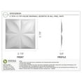 thumbnail image 2 of Ekena Millwork 11 7/8"W x 11 7/8"H Helene EnduraWall Decorative 3D Wall Panel (12-Pack for 11.75 Sq. Ft.), 2 of 12