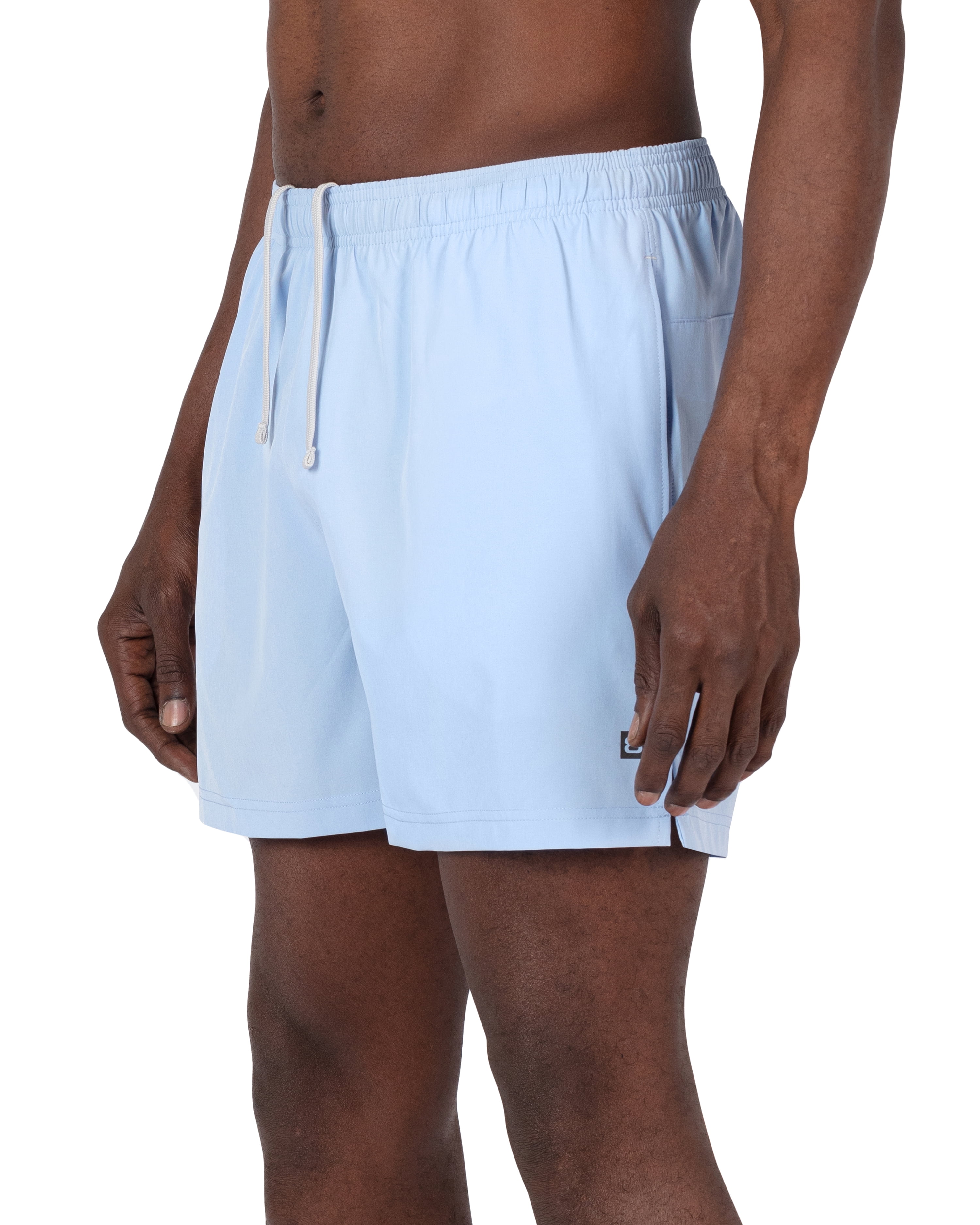 Layer 8 Men's Swim Shorts 5 Inch Inseam Gym to Swim Trunks Athletic Fit