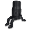 thumbnail image 3 of 10mm Socket Buddy Figurine, Articulating Legs, 6" Tall, Black, 3 of 4
