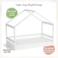 thumbnail image 6 of Little Seeds Trellis House Toddler Bed, 6 of 7