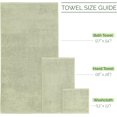 thumbnail image 3 of Elegant Comfort 100% Turkish Cotton Corduroy Ribbed Luxury Bath Towels 6-Piece Set, Premium Feel - Quick Dry, Highly Absorbent, Contains 2 Bath Towels, 2 Hand Towels, and 2 Washcloths, Mint Green, 3 of 6