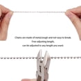 thumbnail image 4 of 6Pcs Ceiling Fan Pull Chain Extension 6 Styles Stainless Steel Ceiling Pull Chain Pendant Cute Mushroom Light Pull Chain Extender, 4 of 7