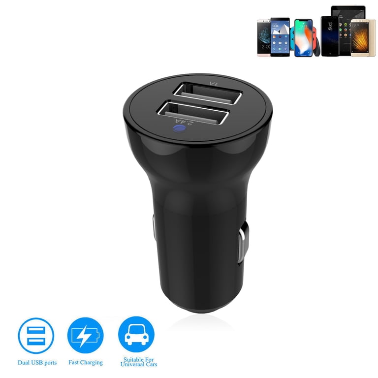 Auto Drive 3.4A Dual USB Car Charger with LED Indicator photo 4