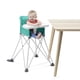 thumbnail image 4 of Bright Starts Pop 'N Dine Trona portátil, interior/exterior, bandeja sin BPA, fácil de plegar, unisex, verde azulado, 6 meses +, 4 of 5